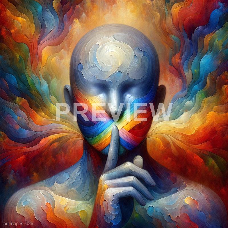 14172 - silent-scream-a-bowed-head-with-no-mouth-yet-the-colo_250705163959_00001